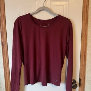 Freely Women’s Maroon Long Sleeve Top Size Medium